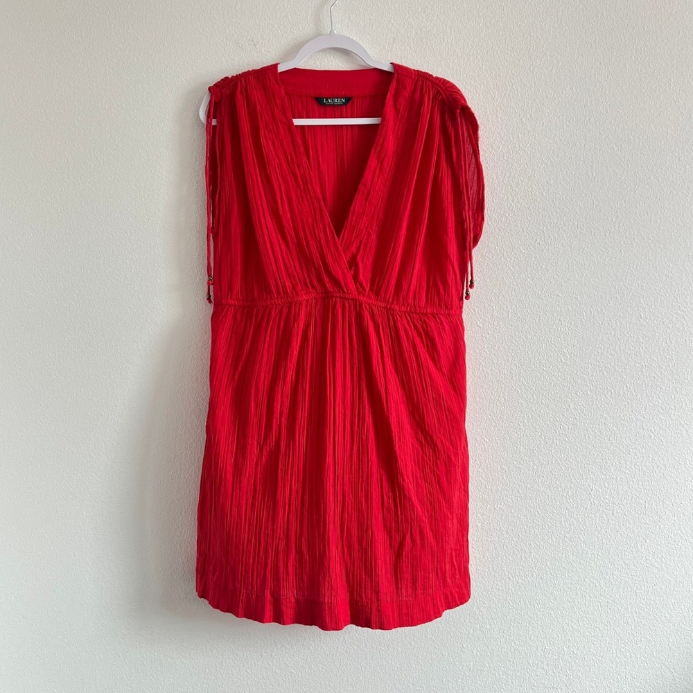 Lauren Ralph Lauren Red Mini Dress
